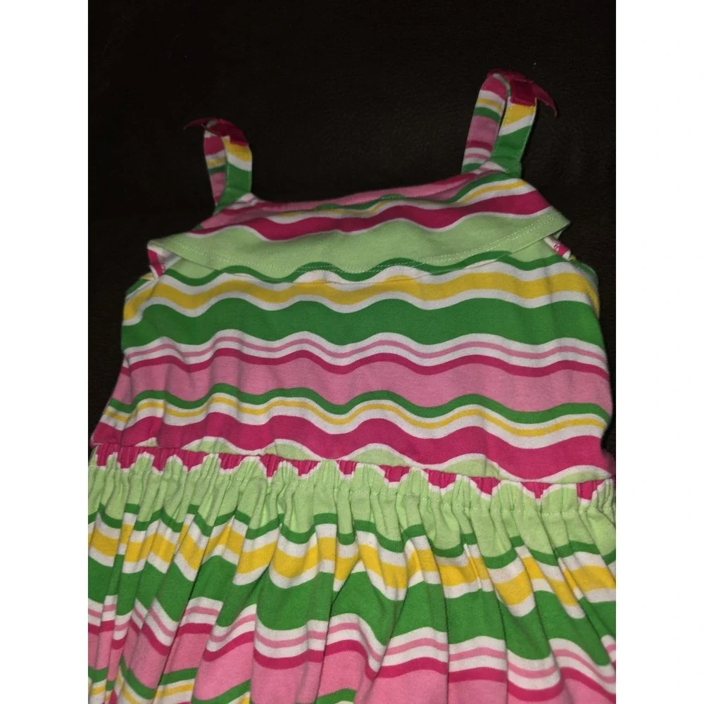 Gymboree island lily striped dress size 10